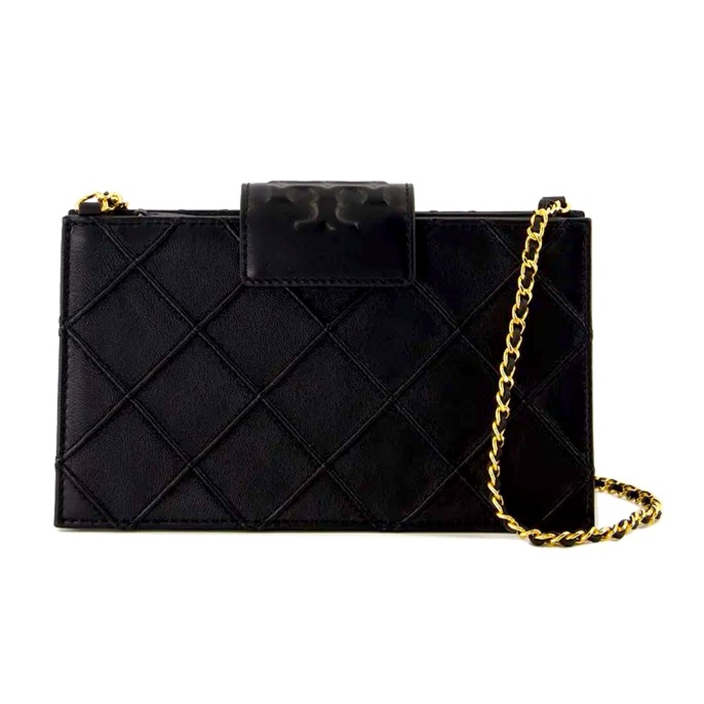 Tory Burch Mini Fleming Soft Crossbody Chain Wallet